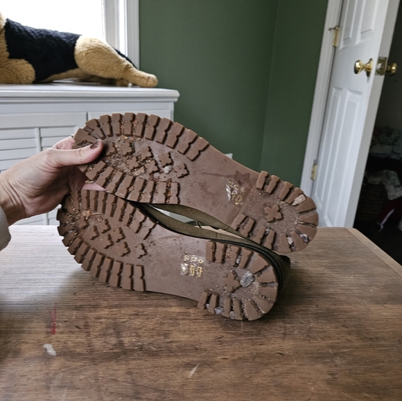 Madewell Wren Suede Boots Golden Spinach - Picture 8 of 12